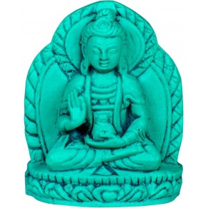 Kuan Yin Turquoise Hindu Goddess Figurine