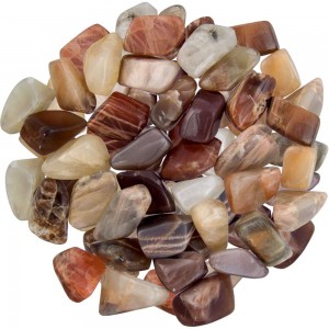 Moonstone Tumbled Stones - 1 Pound Pack