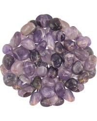 Amethyst Tumbled Stones - 1 Pound Pack