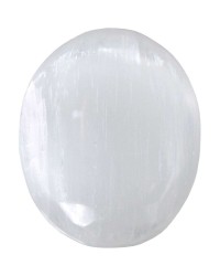 Selenite Worry Stone