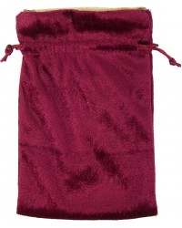 Burgundy Velvet Lined Pouch