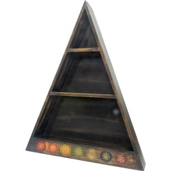 Chakra Wood Altar Shelf