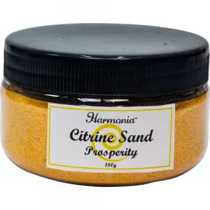 Citrine (Treated) Gemstone Sand for Prosperity