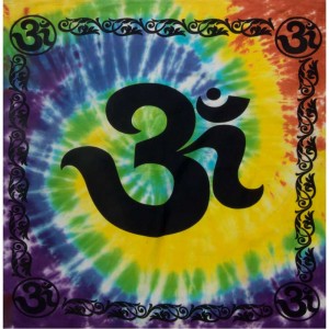 Om Tie Dye Altar Cloth