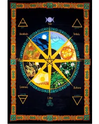 Pagan Calendar Wall Hanging/Bedspread