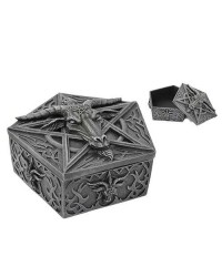 Baphomet Horned God Goat Trinket Box