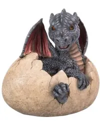 Garden Dragon Egg Statue