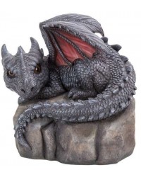 Garden Dragon on Rock Statue