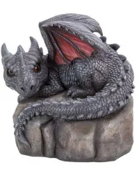 Garden Dragon on Rock Statue