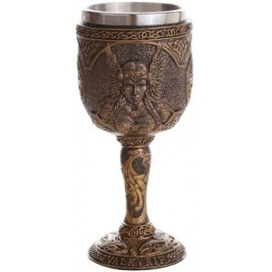 Valkryrie Norse Woman Warrior Goblet