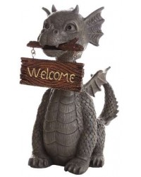 Welcoming Garden Dragon Statue