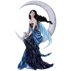 Indigo Moon Fairy Statue