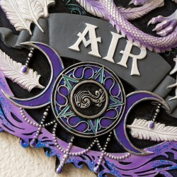 Magical Elements Plaque - Air by Anne Stokes