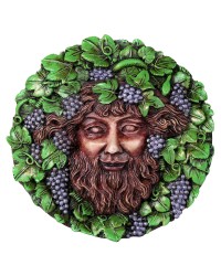 Bacchus Wall Plaque by Oberon Zell