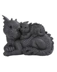 Dragon Family Garden Statue