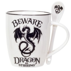 Dragon is Stirring Mug and Spoon Set