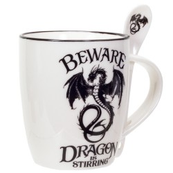 Dragon is Stirring Mug and Spoon Set