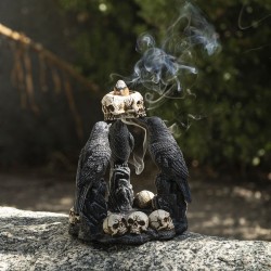 Raven Backflow Incense Burner