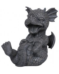 Laughing Dragon Garden Statue