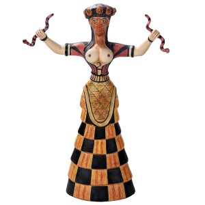 Cretan Snake Goddess Statue