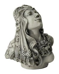 Rhiannon Celtic Goddess Stone Finish Statue