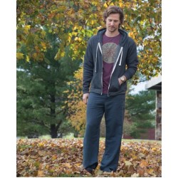 Hemp Yoga Pants for Men Midnight Blue