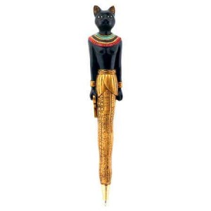 Bastet Cat Refillable Ball Point Pen