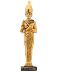 Shawabty Egyptian Statue with White Crown