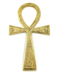 Ankh - Large Brass Egyptian Ankh 6.5 Inches