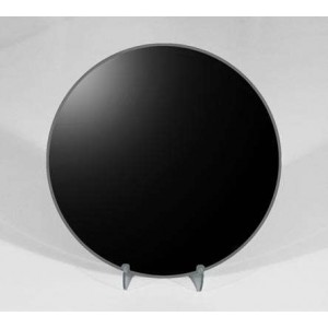 8 Inch Round Black Scrying Mirror