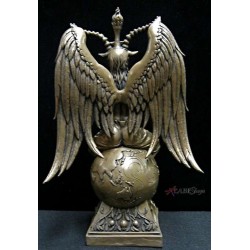 Baphomet Large Black Resin Statue