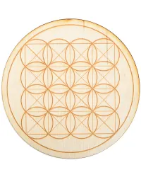 Square Flower of Life Crystal Grid in 3 Sizes