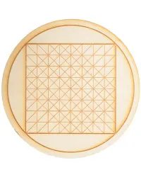 Geometric Square Crystal Grid in 3 Sizes