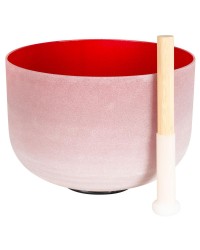 Root Chakra 10" Red Crystal Singing Bowl