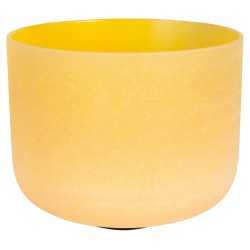 Solar Plexus Chakra 10" Yellow Crystal Singing Bowl