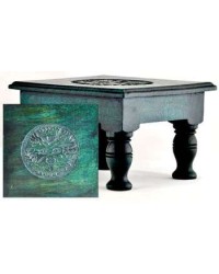 Greenman Wood Altar Table