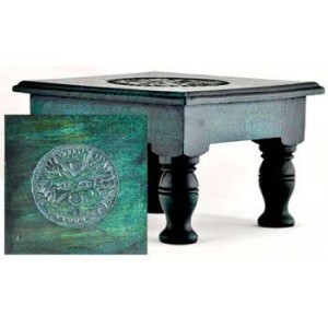 Greenman Wood Altar Table