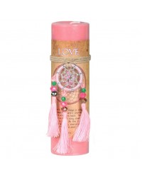 Love Dreamcatcher Pillar Candle