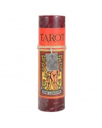 The Lovers Tarot Card Candle with Pendant for Decisions