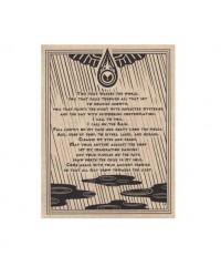 Rain Prayer Parchment Poster