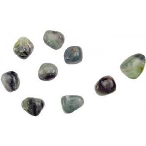 Rainbow Fluorite Tumbled Stones - 1 Pound Pack