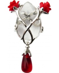 Perfect Love Rose and Thorn Crystal Keeper Necklace