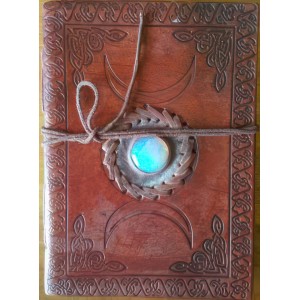 Pentagram Leather Journal with Latch